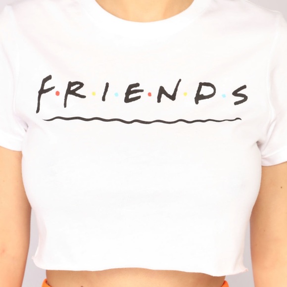 NWOT. Never Worn. Friends Crop Top. XS. - Picture 3 of 6